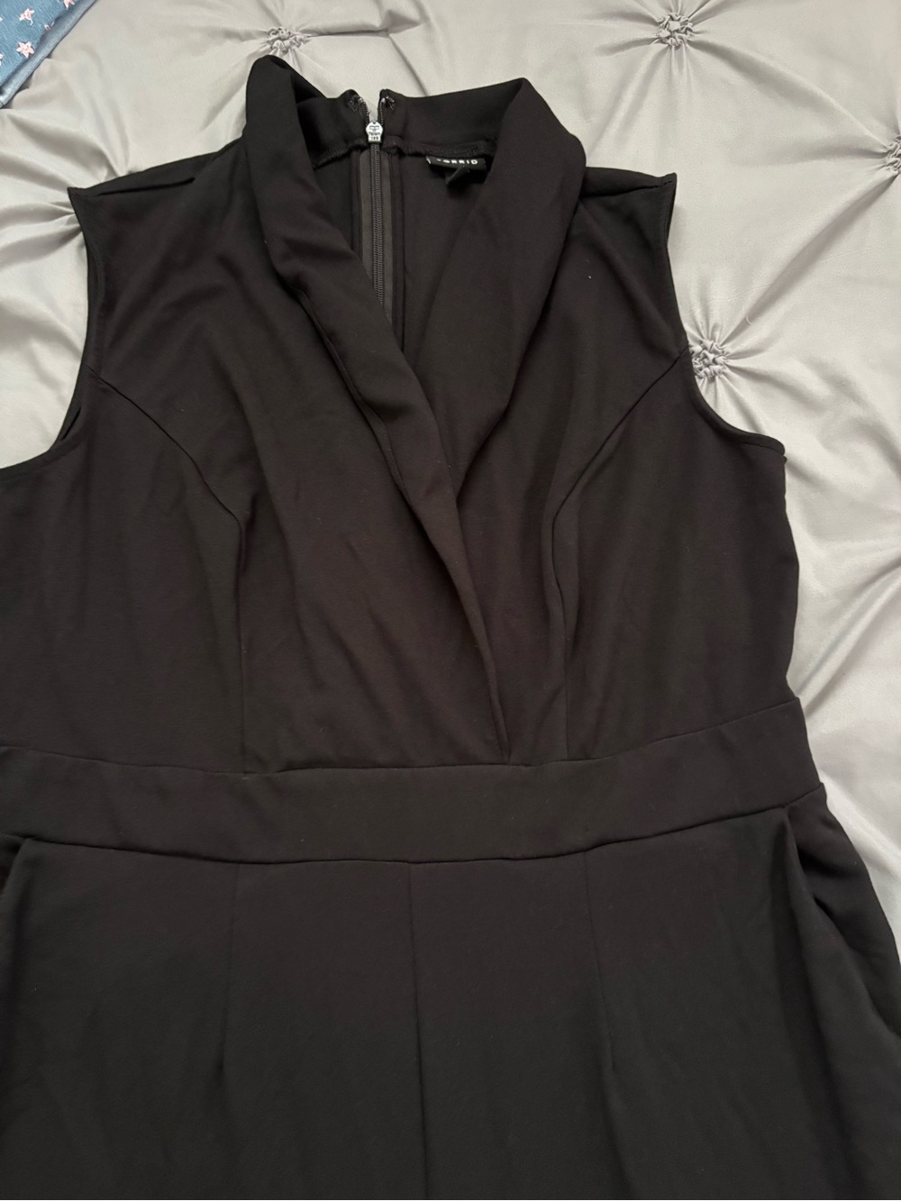 torrid Black Sleeveless V-Neck Jumpsuit